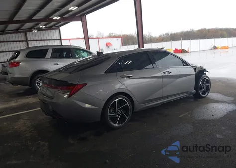 2023 Hyundai Elantra N Line из США, поврежденный, VIN KMHLR4AFXPU441422